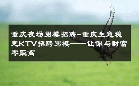 重庆夜场男模招聘-重庆生意稳定KTV招聘男模——让你与财富零距离 