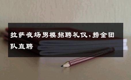 拉萨夜场男模招聘礼仪,捞金团队直聘 