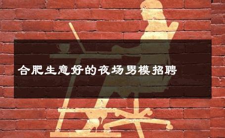 合肥生意好的夜场男模招聘 