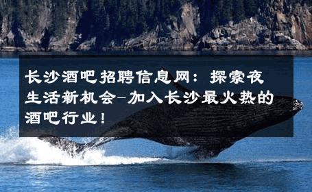 长沙酒吧招聘信息网：探索夜生活新机会-加入长沙最火热的酒吧行业！ 