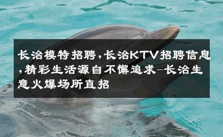 长治模特招聘,长治KTV招聘信息,精彩生活源自不懈追求-长治生意火爆场所直招