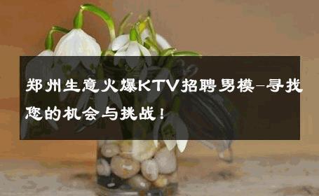 郑州生意火爆KTV招聘男模-寻找您的机会与挑战！ 