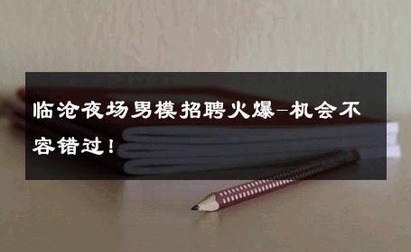 临沧夜场男模招聘火爆-机会不容错过！ 