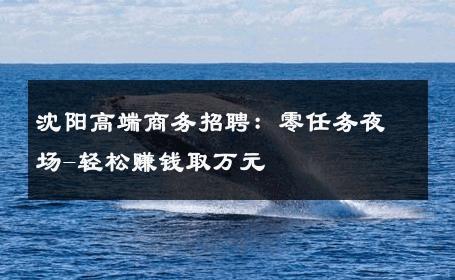沈阳高端商务招聘：零任务夜场-轻松赚钱取万元 