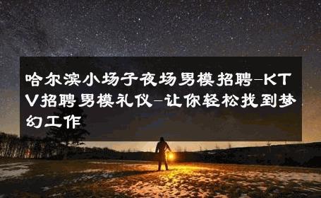 哈尔滨小场子夜场男模招聘-KTV招聘男模礼仪-让你轻松找到梦幻工作 