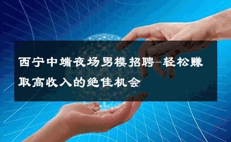 西宁中端夜场男模招聘-轻松赚取高收入的绝佳机会 