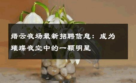 缙云夜场最新招聘信息：成为璀璨夜空中的一颗明星 