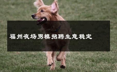 福州夜场男模招聘生意稳定 