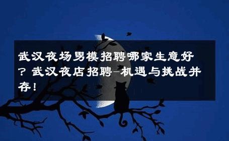 武汉夜场男模招聘哪家生意好？武汉夜店招聘-机遇与挑战并存！ 
