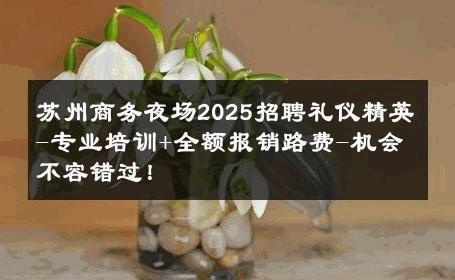 苏州商务夜场2025招聘礼仪精英-专业培训+全额报销路费-机会不容错过！ 