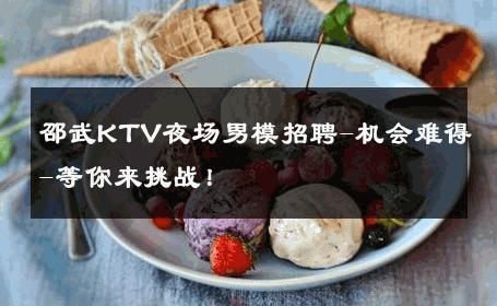 邵武KTV夜场男模招聘-机会难得-等你来挑战！ 