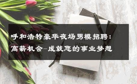 呼和浩特豪华夜场男模招聘：高薪机会-成就您的事业梦想 