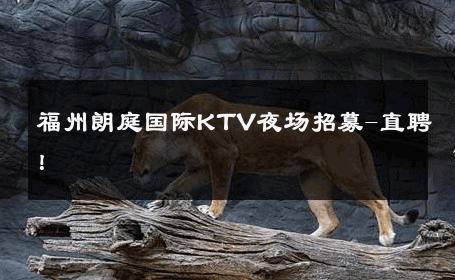 福州朗庭国际KTV夜场招募-直聘！ 