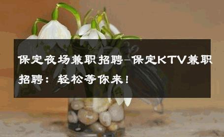 保定夜场兼职招聘-保定KTV兼职招聘：轻松等你来！ 