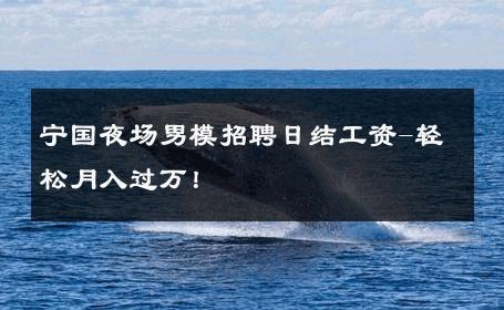 宁国夜场男模招聘日结工资-轻松月入过万！ 
