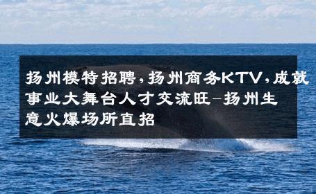 扬州模特招聘,扬州商务KTV,成就事业大舞台人才交流旺-扬州生意火爆场所直招