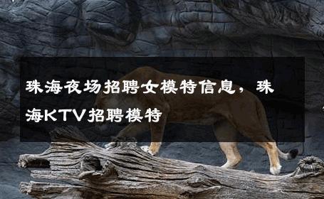 珠海夜场招聘女模特信息，珠海KTV招聘模特